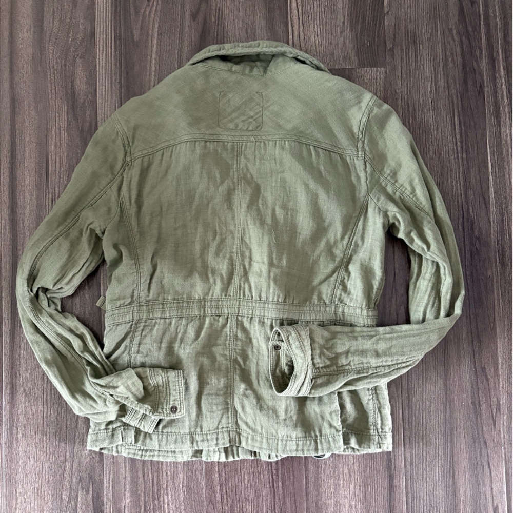 American Eagle Olive Utility Jacket - image 5